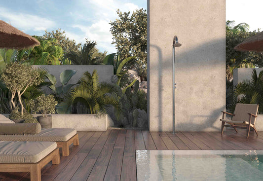 Cometa Outdoor Shower Column by AMA - Nattura Shower