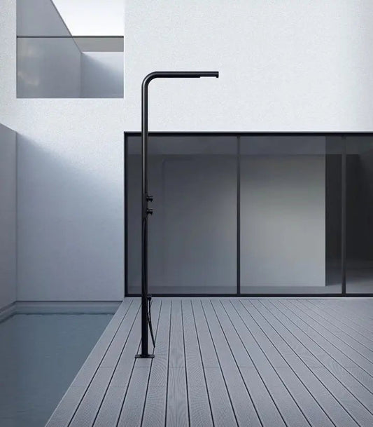 Year-Round Bliss: Heated Outdoor Shower Columns - Nattura Shower