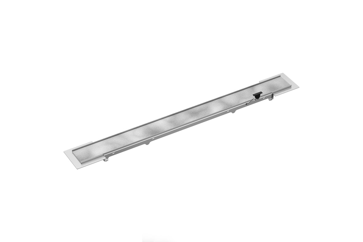 24" Seamless Linear Shower Drain with Rough